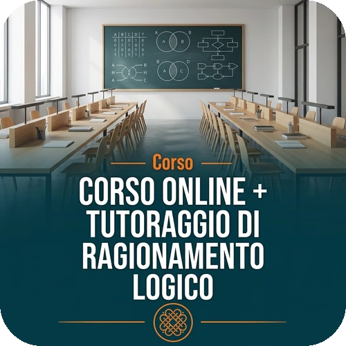 Corso online + Tutoraggio di Ragionamento Logico – 50 ore