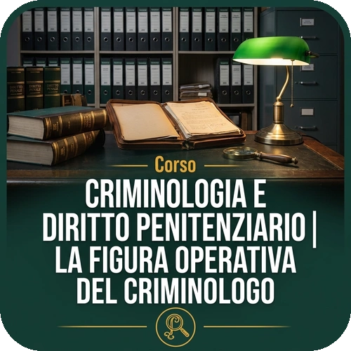 Criminologia e Diritto penitenziario | La figura operativa del Criminologo – 8 ore