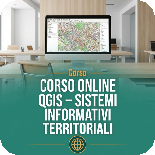 Corso online QGIS – Sistemi Informativi Territoriali	 | 17 ore