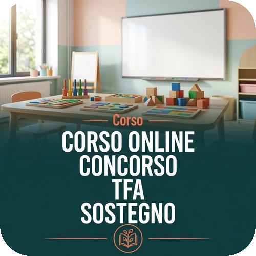 Corso online Concorso TFA Sostegno | 20 ore