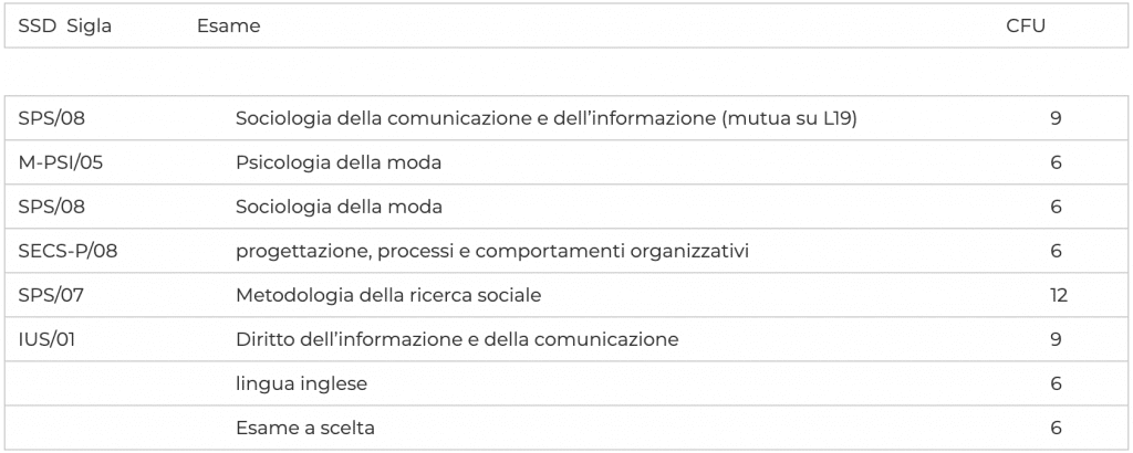 secondo anno influencer