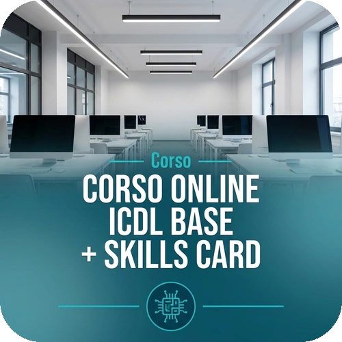 Corso online ICDL Base + Skills Card – 100 ore