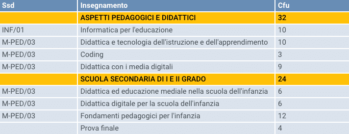 programma didattica distanza infanzia