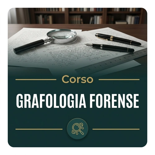 Corso online + Certificazione | Grafologia forense – 100 ore