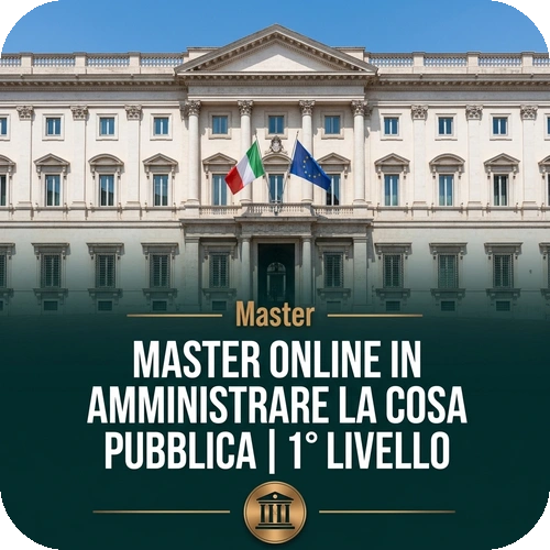 Master online in Amministrare la cosa pubblica | 1° livello
