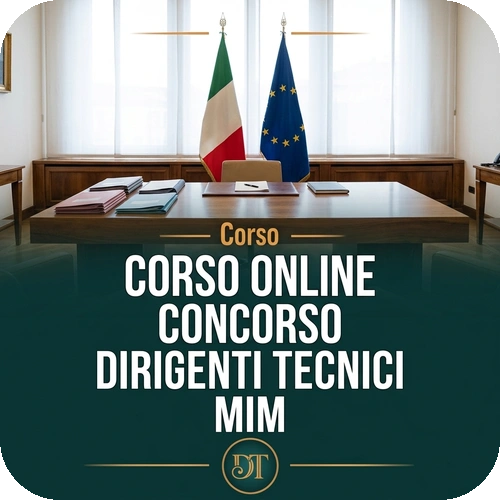Corso online Concorso Dirigenti Tecnici MIM