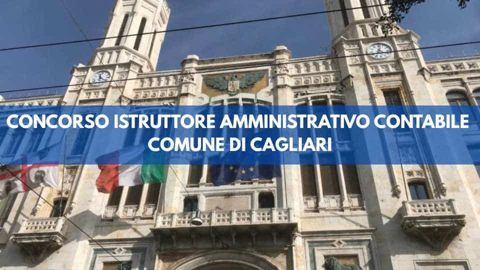 concorso Istruttore Amministrativo Contabile Comune Cagliari