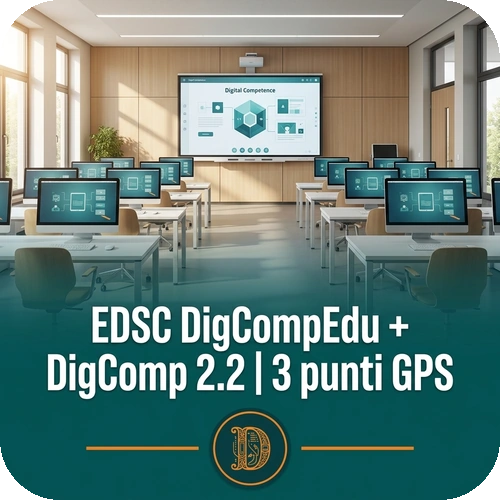 Certificazioni EDSC DigCompEdu + DigComp 2.2 | 3 punti GPS