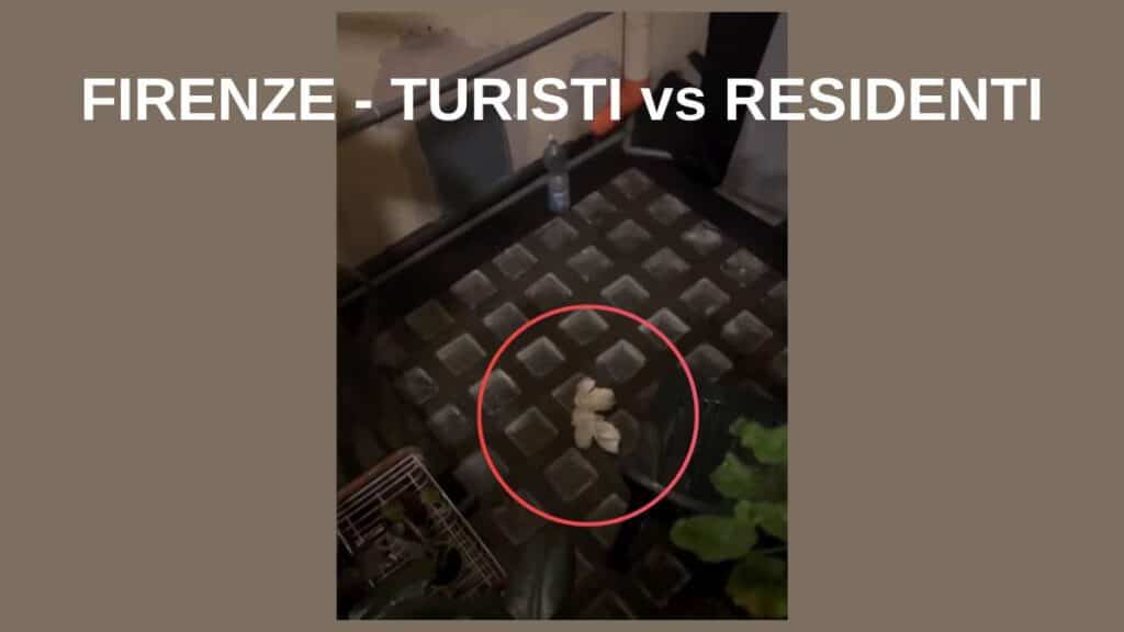 Firenze, turista lancia rifiuti dalla finestra - il video riaccende il tema della convivenza tra turisti e residenti